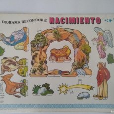 Coleccionismo Recortables: RECORTABLE NACIMIENTO ( CUATRO HOJAS ) EDIVAS LOGROÑO BILBAO 1986