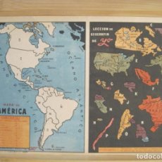 Coleccionismo Recortables: MAPA DE AMERICA-RECORTABLE-REVISTA YO-VER FOTOS-(K-9084). Lote 394526079
