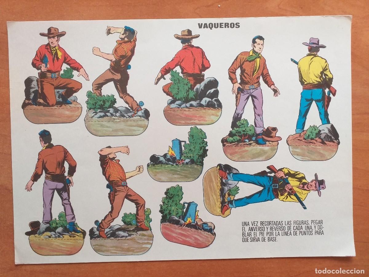 Coleccionismo recortables: L&Aacute;MINA RECORTABLES - VAQUEROS - Foto 1
