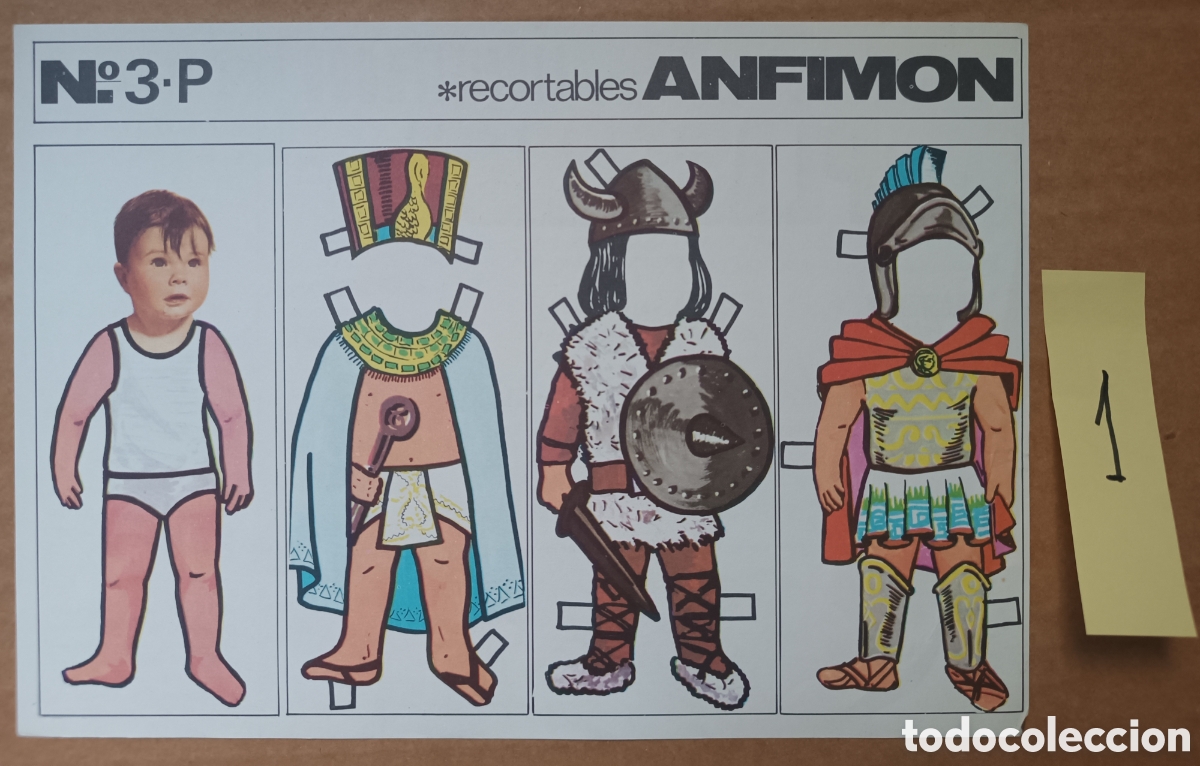 Coleccionismo recortables: Recortables Anfimon - Foto 1