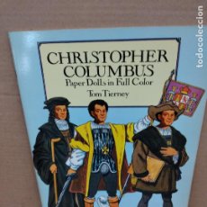 Coleccionismo Recortables: RECORTABLE - CHRISTOPHER COLUMBUS - PAPER DOLLS IN FULL COLOR TOM TIERNEY