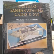 Coleccionismo Recortables: MAQUETA DEL CASTILLO SANTA CATALINA.CADIZ. SIGLO XVI. SIN ABRIR