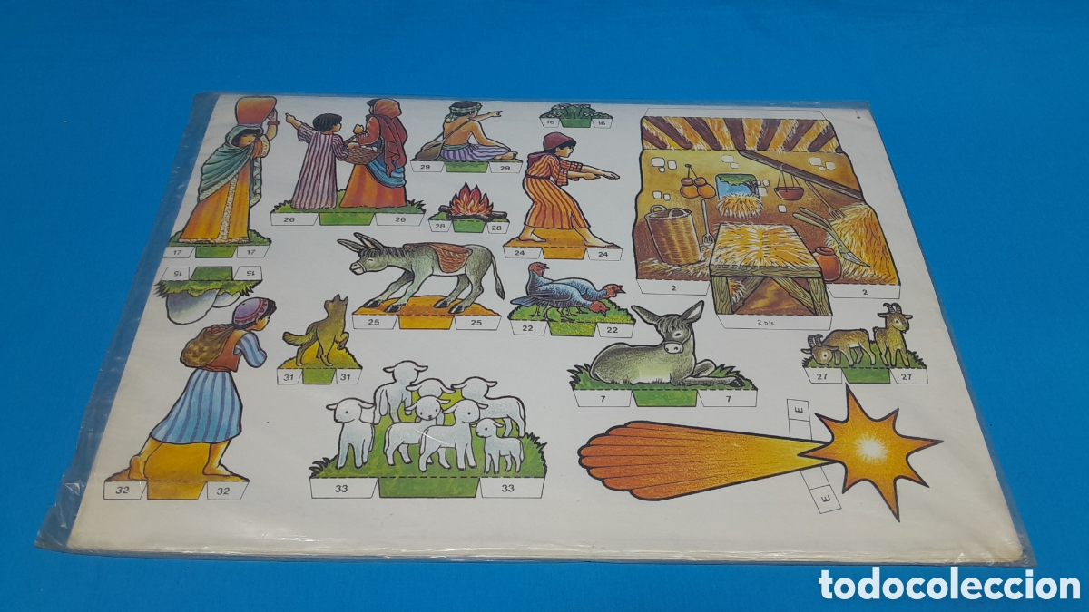 Coleccionismo recortables: RECORTABLE - NACIMIENTO NAVIDE&Ntilde;O - Foto 1