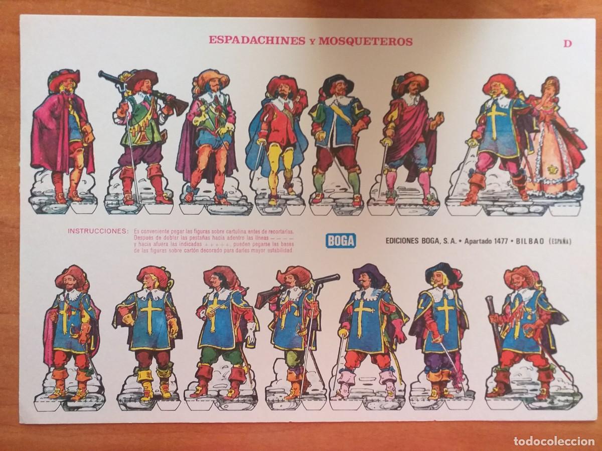 Coleccionismo recortables: RECORTABLE - ESPADACHINES Y MOSQUETEROS - Foto 1