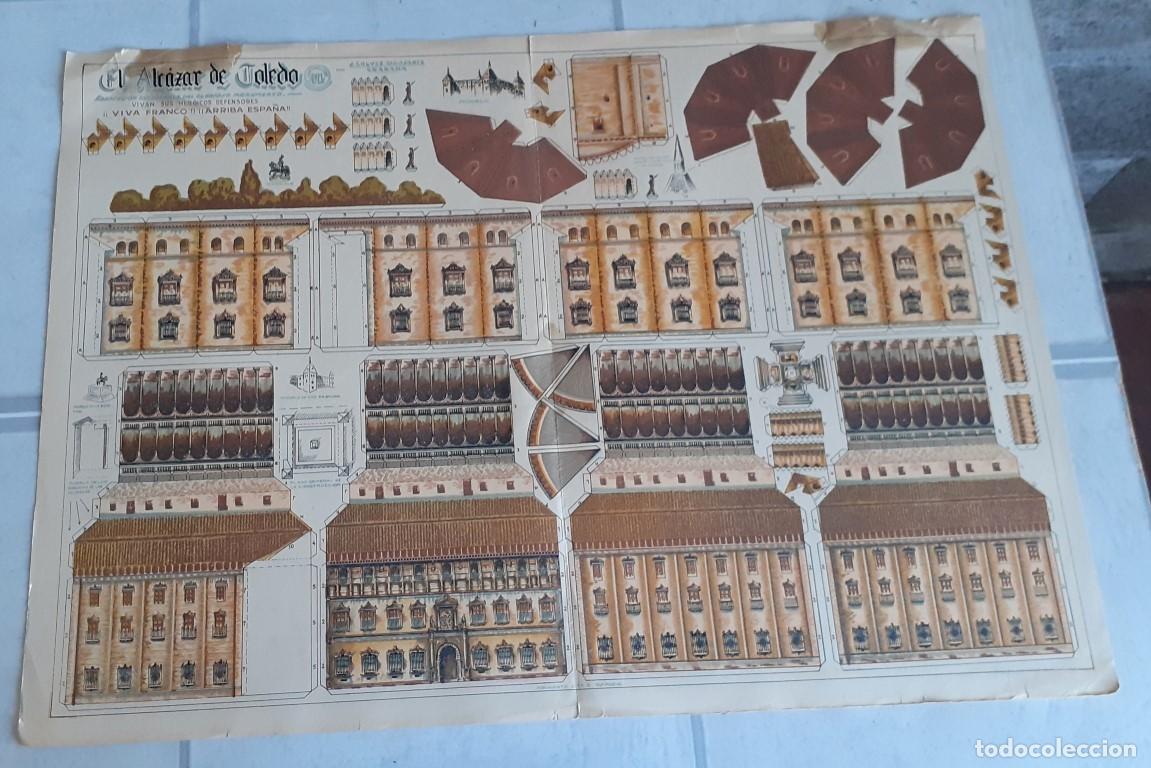 Coleccionismo recortables: Recortable - El alc&aacute;zar de Toledo - Foto 1