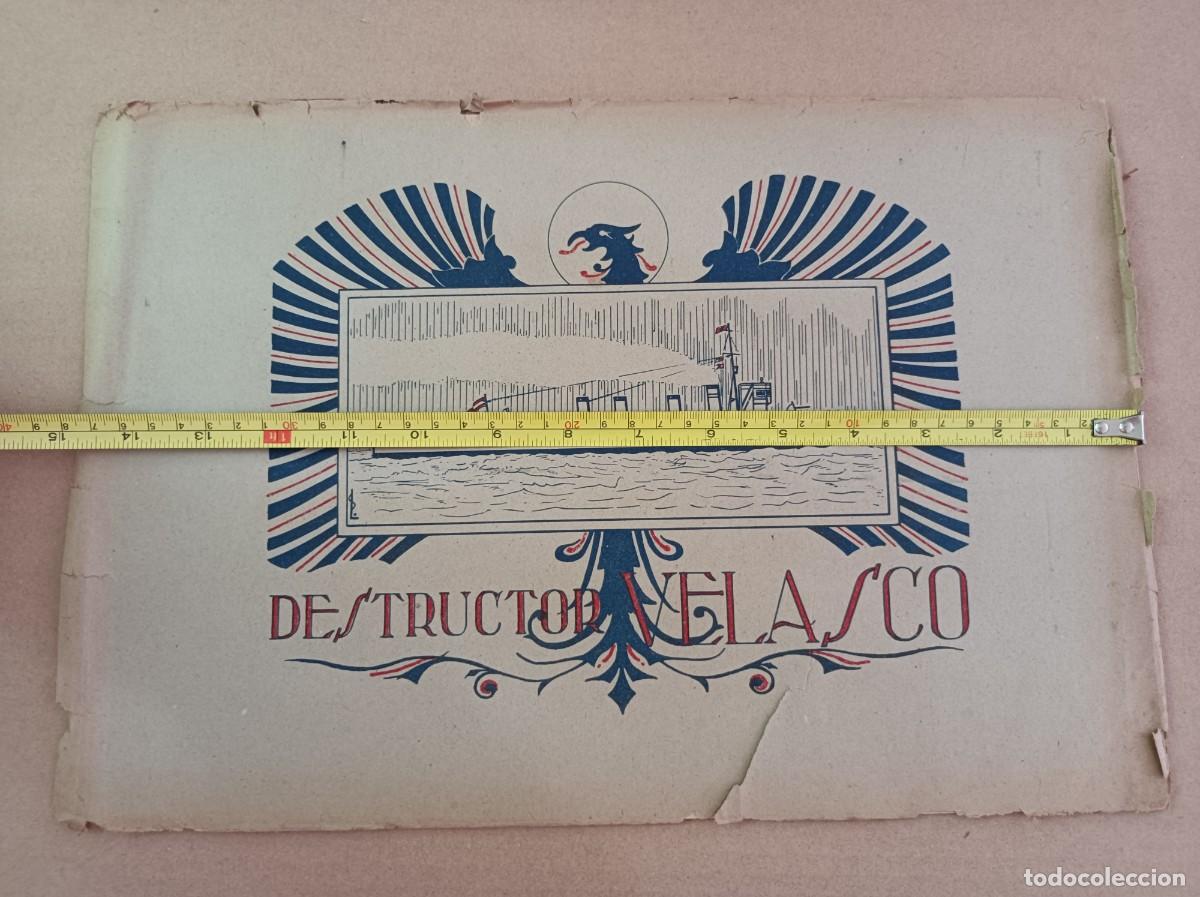 Coleccionismo recortables: RECORTABLE DESTRUCTOR VELASCO - Foto 3
