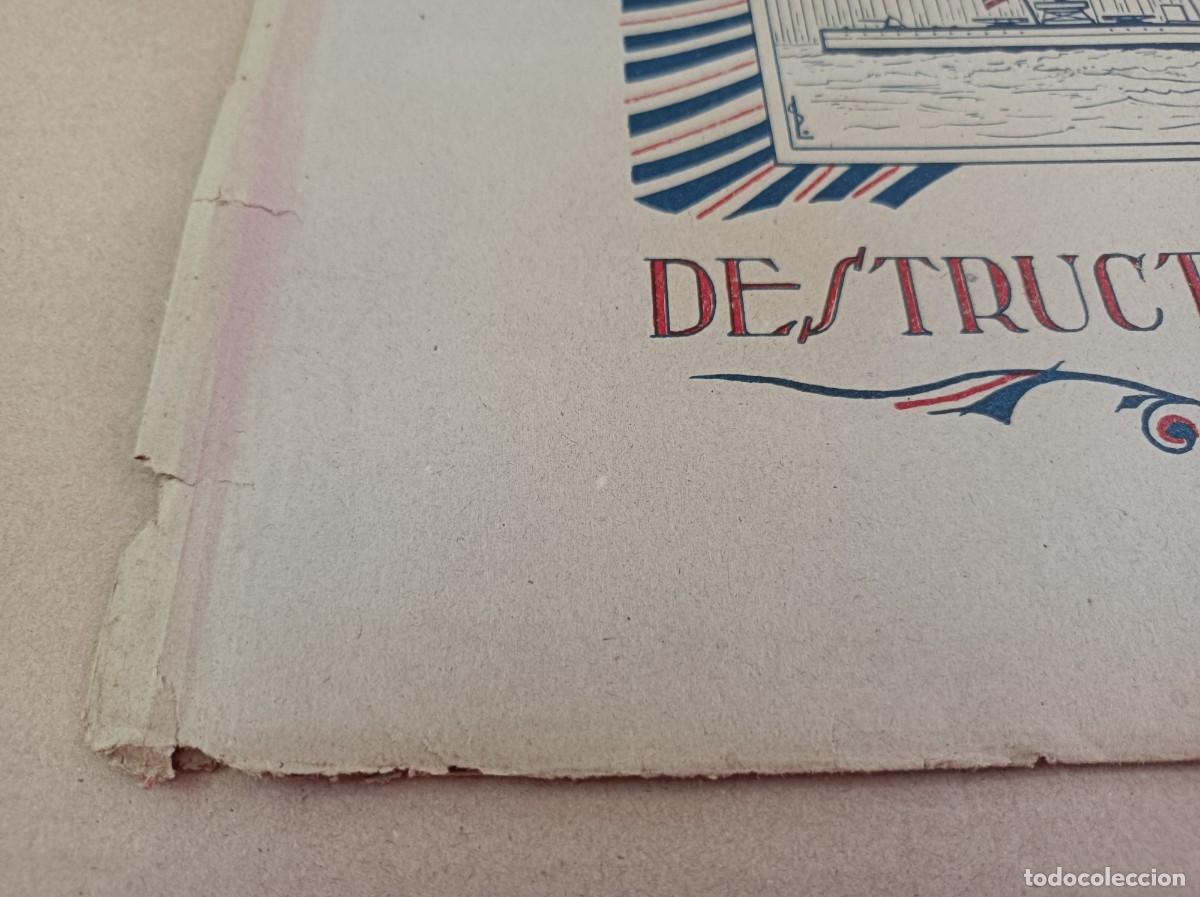 Coleccionismo recortables: RECORTABLE DESTRUCTOR VELASCO - Foto 4