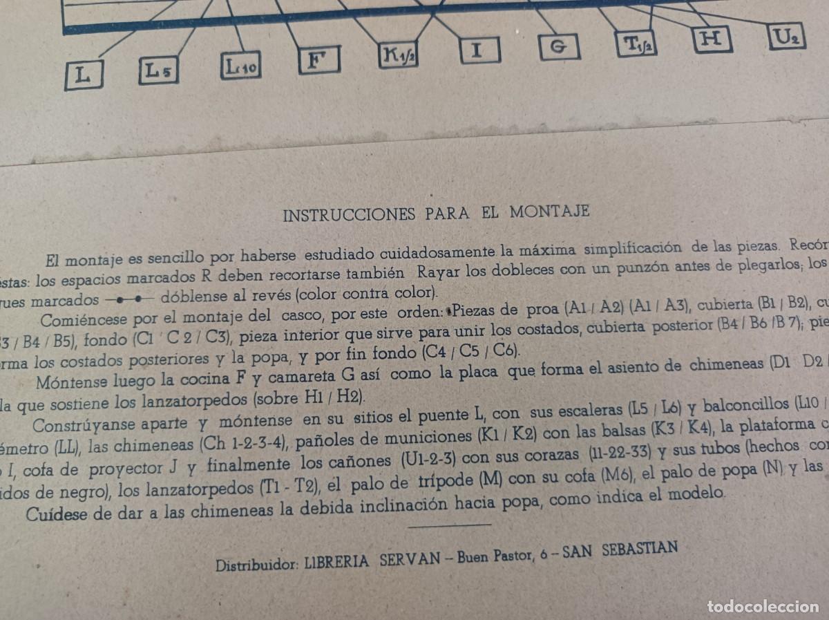 Coleccionismo recortables: RECORTABLE DESTRUCTOR VELASCO - Foto 29