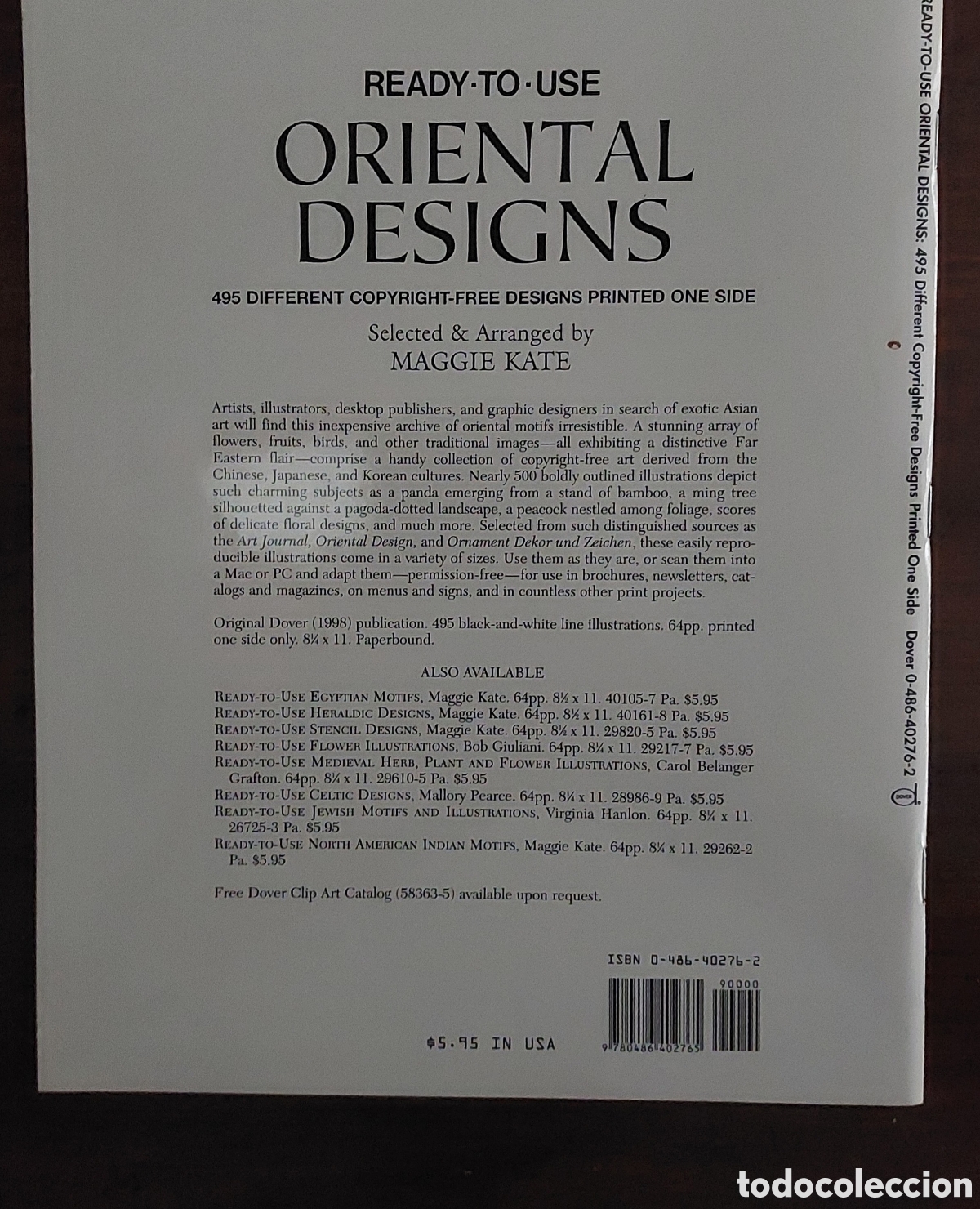 Coleccionismo recortables: ORIENTAL DESIGNS READY TO USE - Foto 2