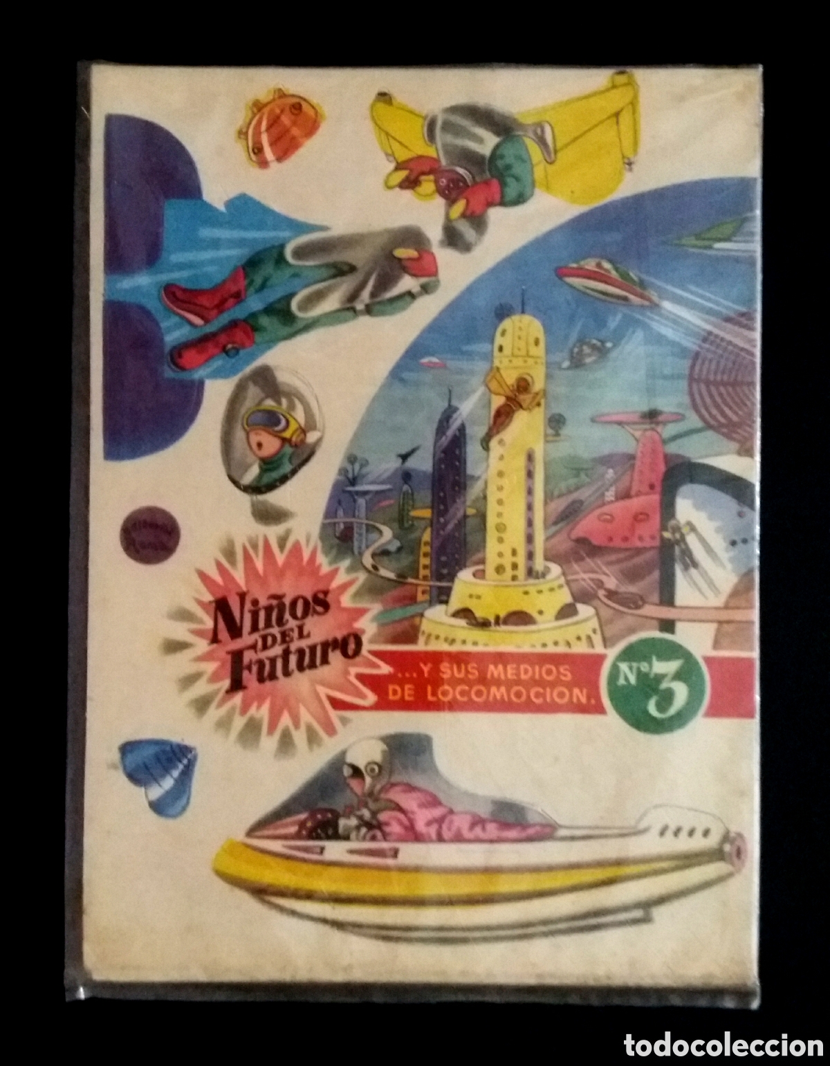Coleccionismo Recortables: RECORTABLES n&deg; 3 NI&Ntilde;OS DEL FUTURO completo 4 l&aacute;minas editorial ROMA JANDRO a&ntilde;os 50 antiguo mu&ntilde;ecos