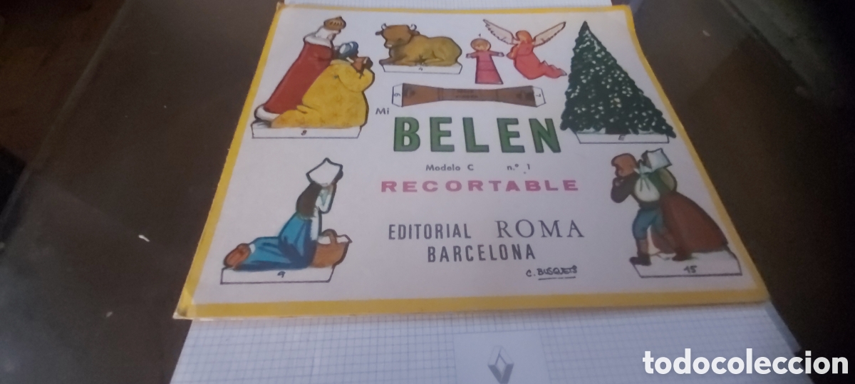 Coleccionismo Recortables: BELEN RECORTABLE BUSQUETS 1967