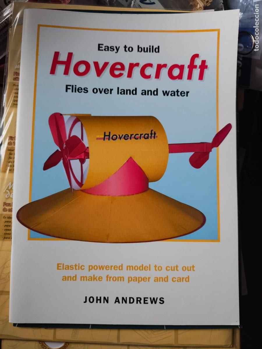Coleccionismo Recortables: Hovercraft. Modelo. John Andrews