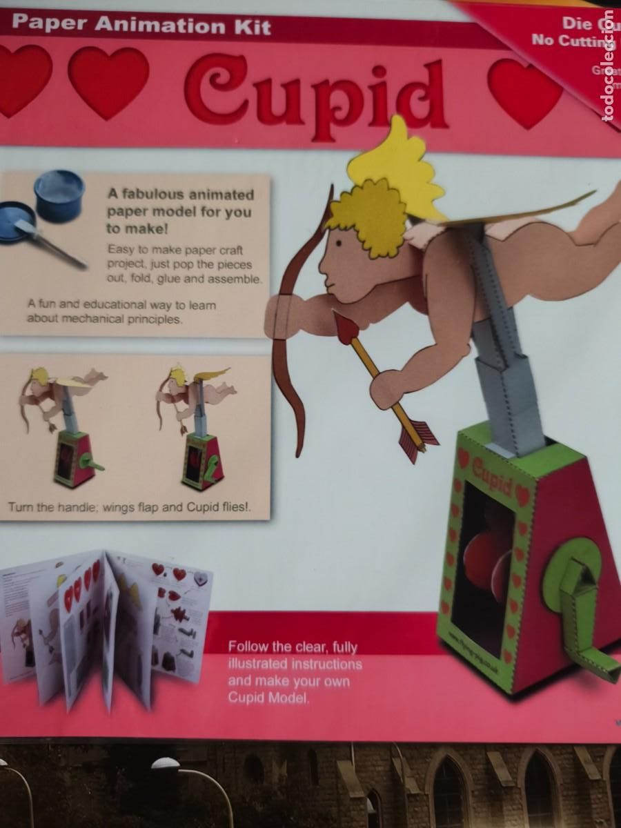 Coleccionismo Recortables: Cupido. Recortable animado. Flying pig.