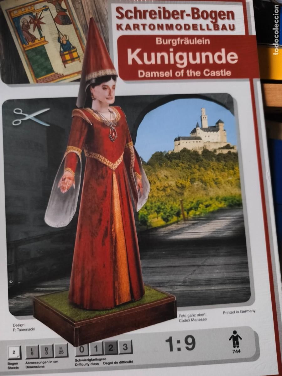 Coleccionismo Recortables: Kunigunde. Recortable. Schreiber Bogen