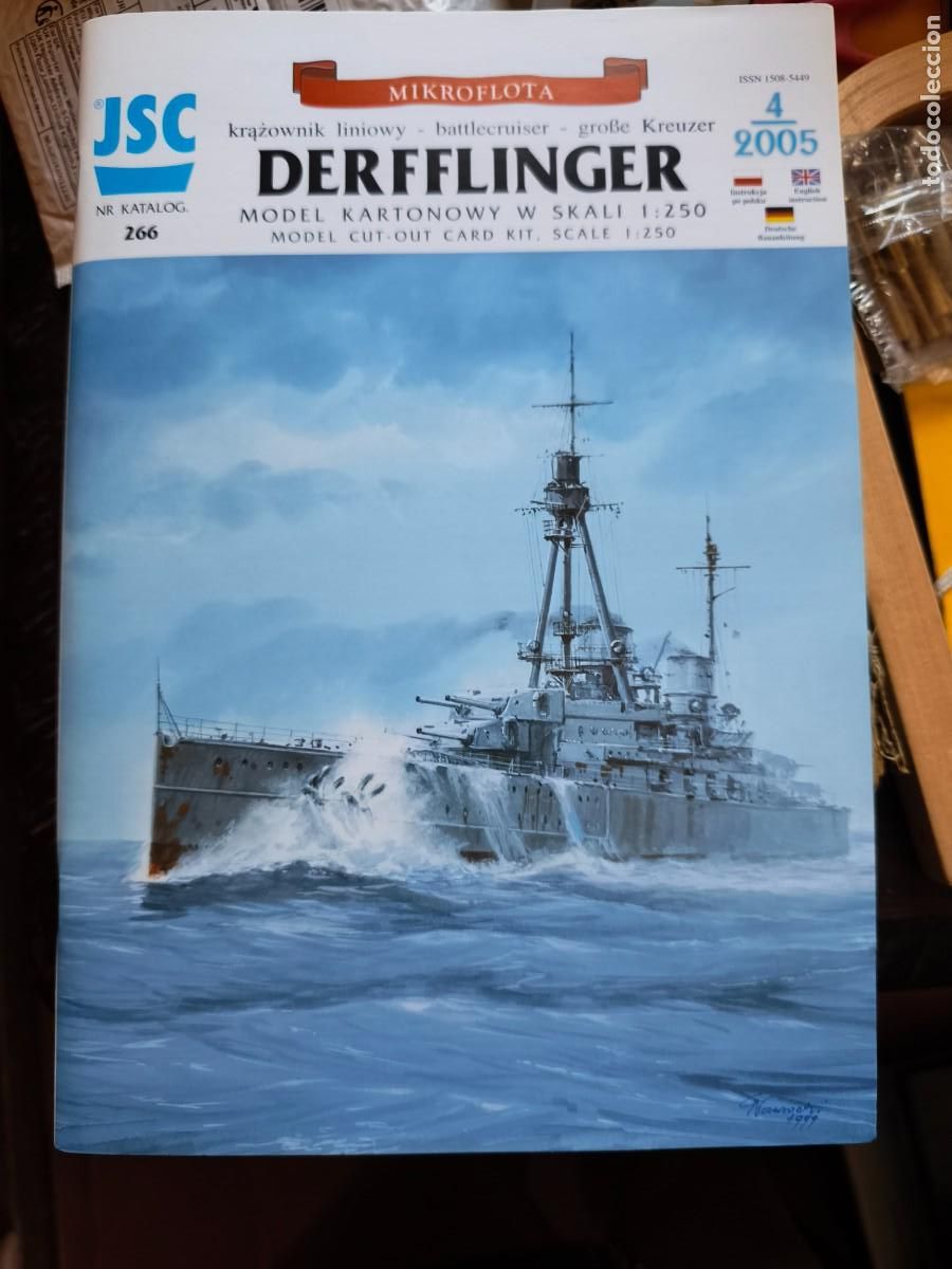 Coleccionismo Recortables: Derfflinger. Recortable. JSC