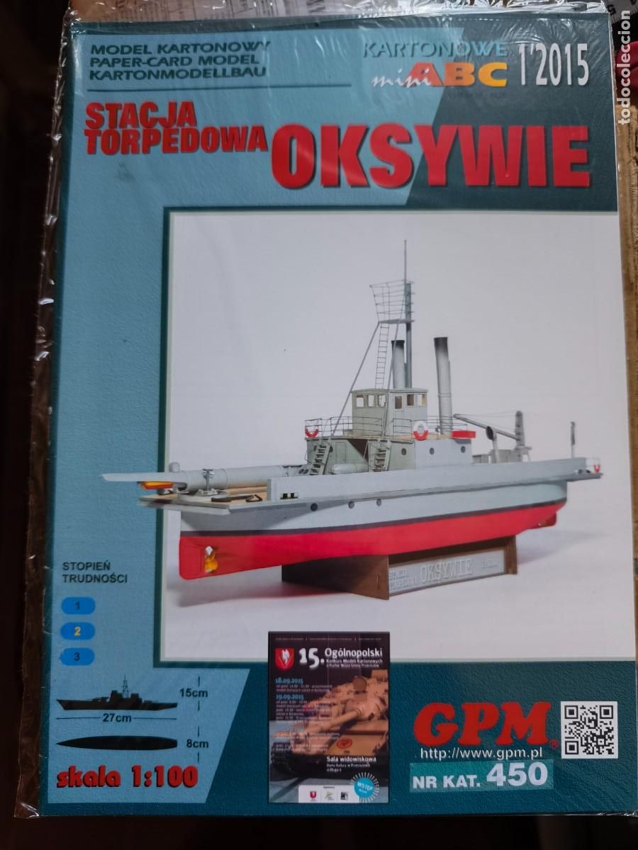 Coleccionismo Recortables: Torpedero. Recortable. GPM