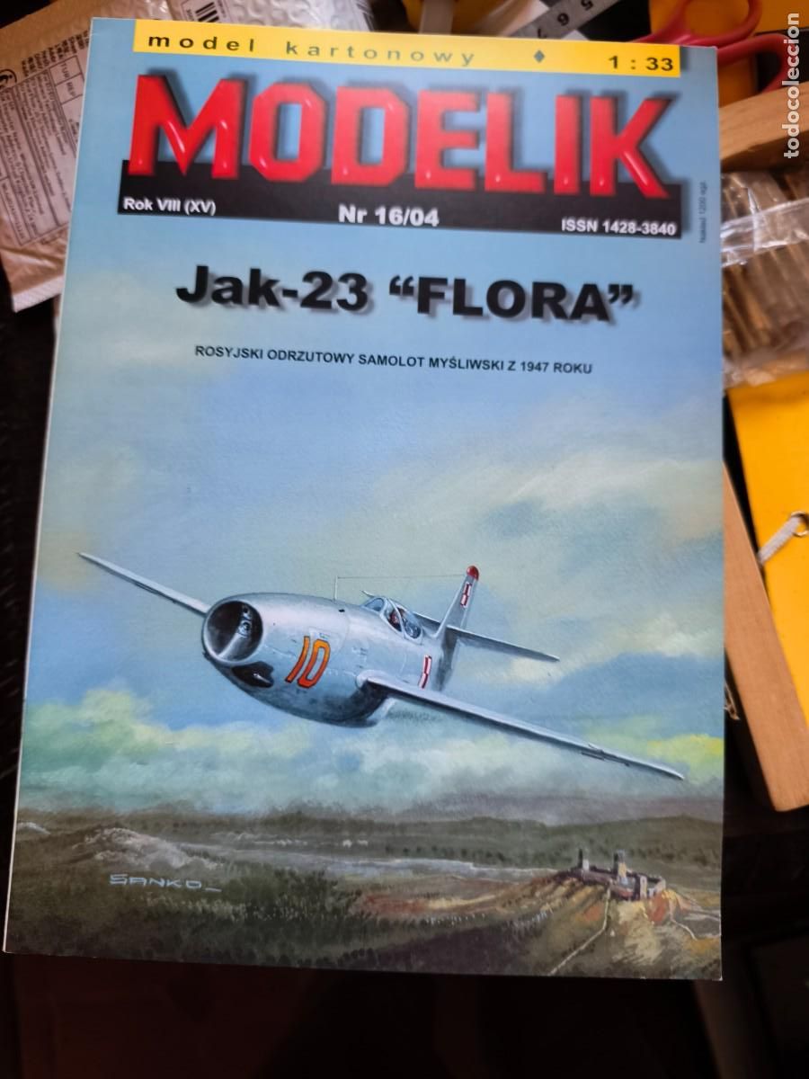 Coleccionismo Recortables: Jak 23 Flora. Recortable. Modelik