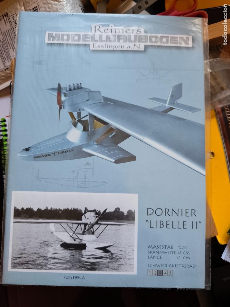 Coleccionismo Recortables: Hidro Dornier. Recortable. Reimers