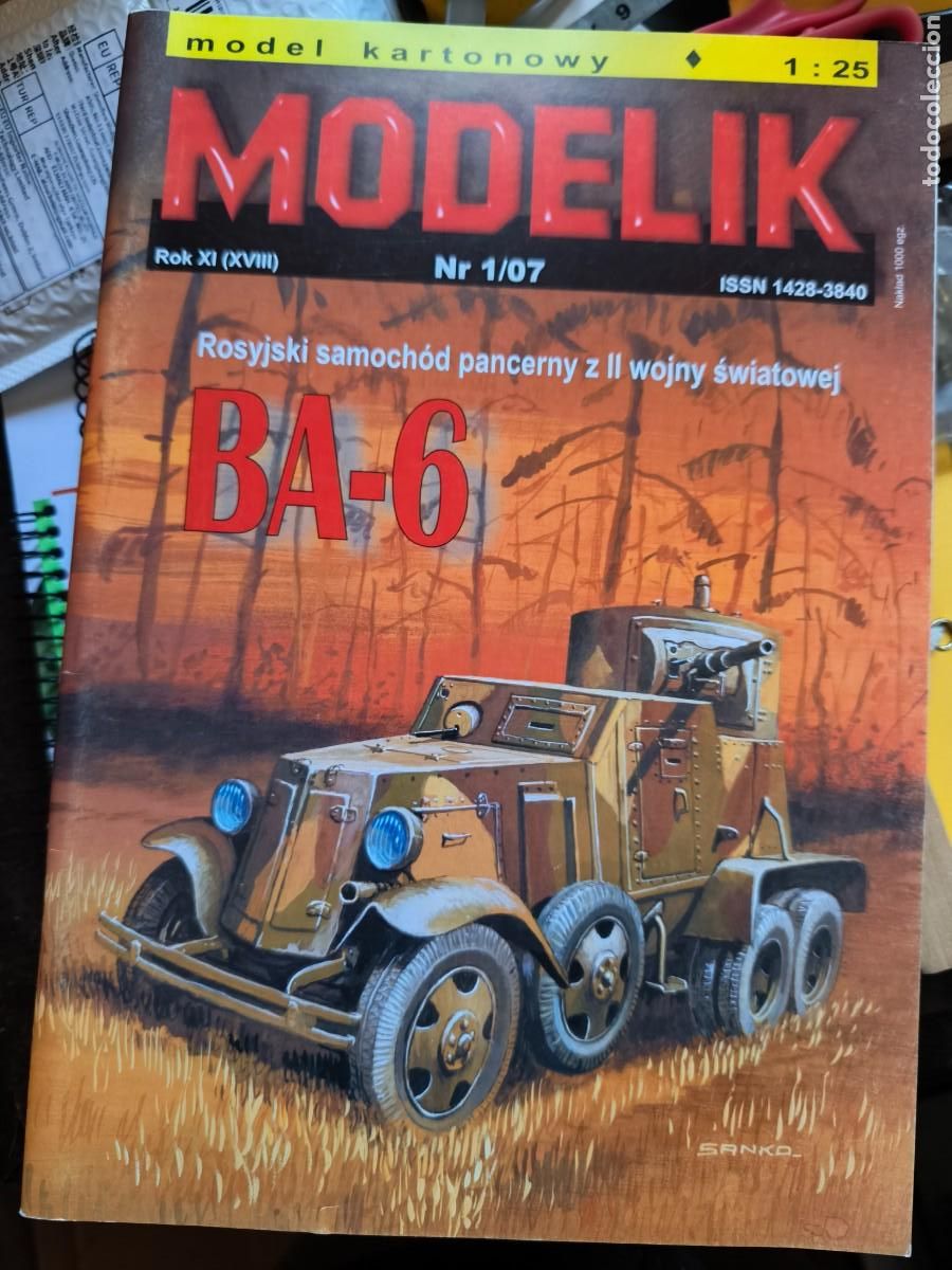 Coleccionismo Recortables: BA-6 Recortable. Modelik