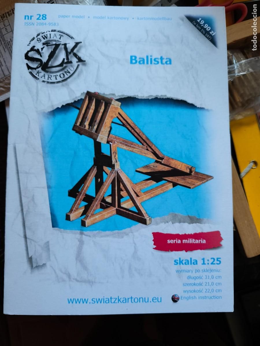 Coleccionismo Recortables: Balista. Recortable. SZK.