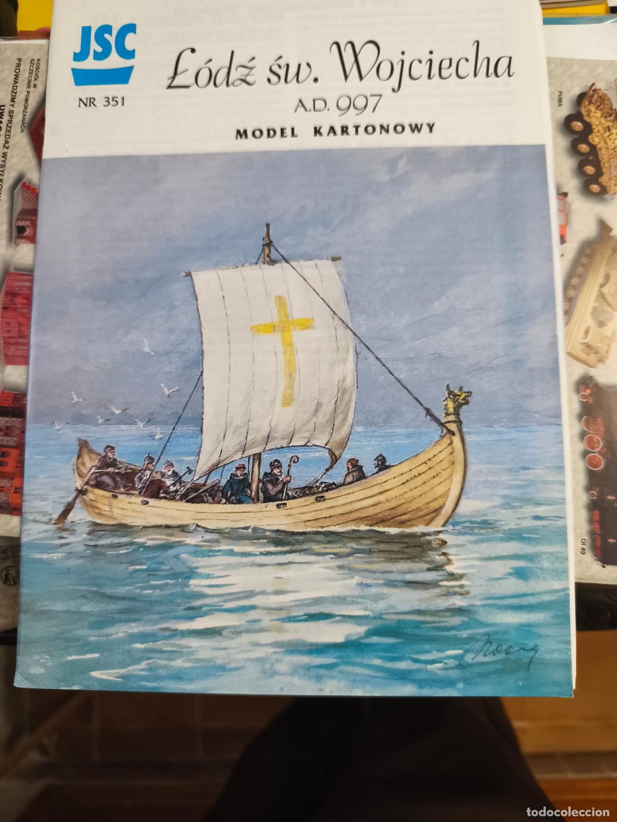 Coleccionismo Recortables: Bote de San Adalberto. Recortable. JSC