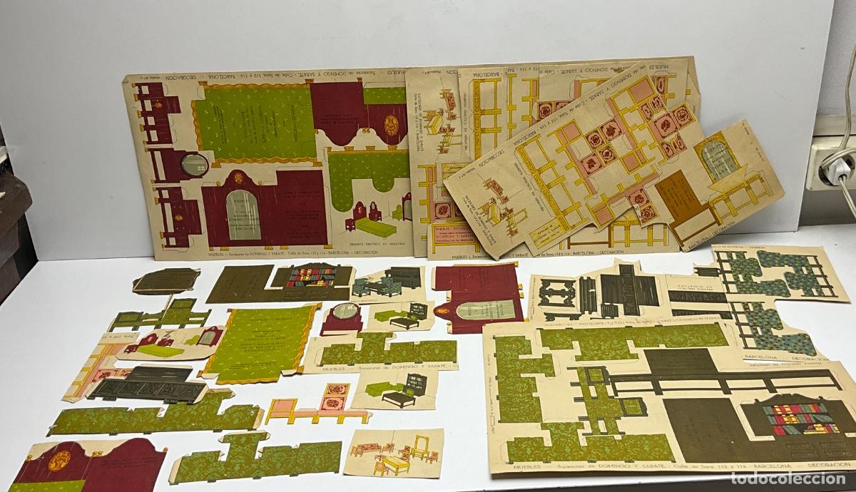 Coleccionismo Recortables: EBANISTA PR&Aacute;CTICO EN MINIATURA - RECORTABLES - MUEBLES DECORACION - SUCESORES DE DOMINGO Y SABATE