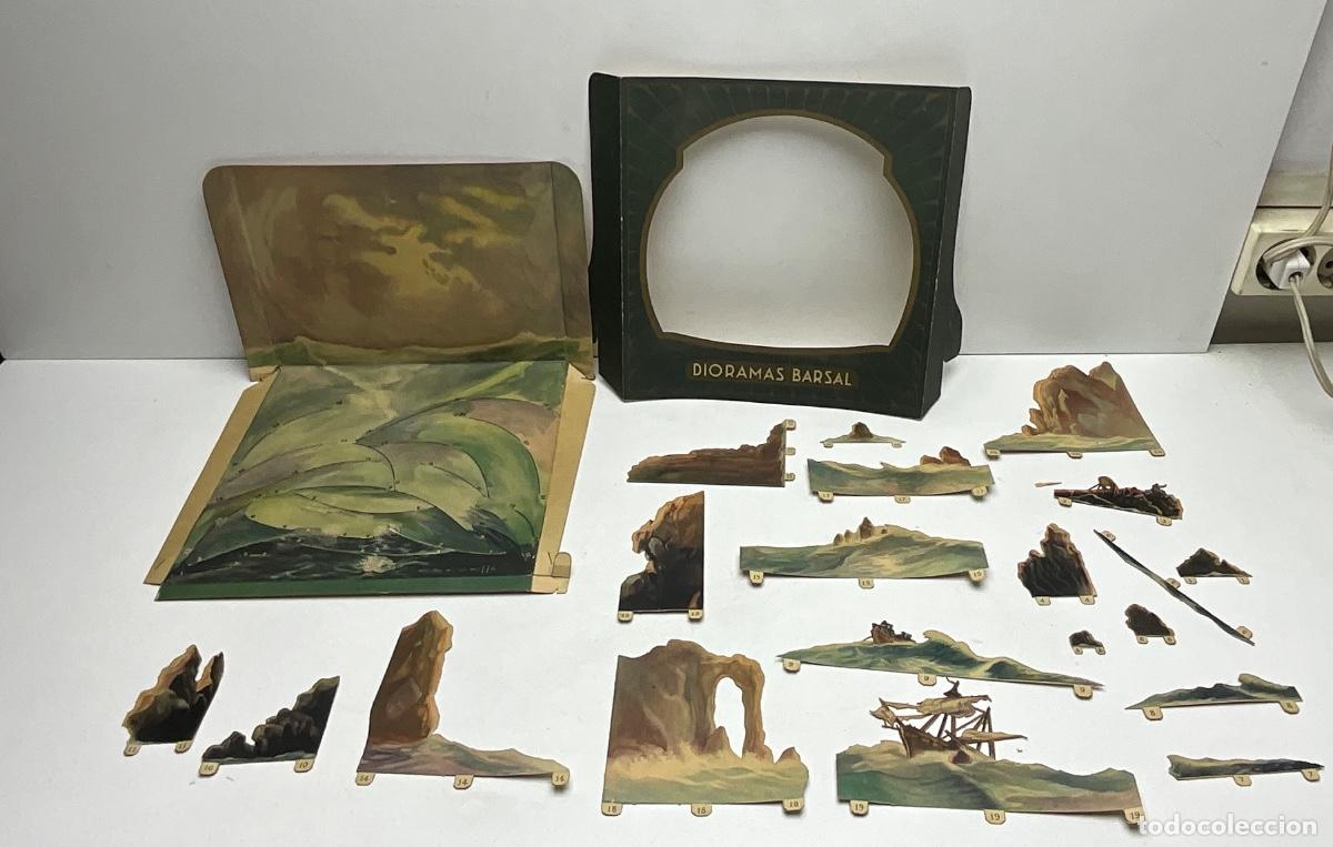 Coleccionismo Recortables: DIORAMA BARSAL - DIBUJADO POR CARVALLO - PARECE EST&Aacute;R COMPLETO