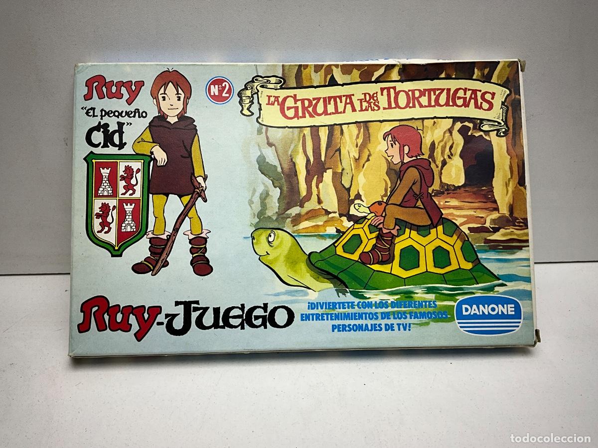 Coleccionismo recortables: RUY EL PEQUE&Ntilde;O CID - JUEGO DE DANONE DE LOS A&Ntilde;OS 80 - LA GRUTA DE LAS TORTUGAS N&ordm; 2 - MIRAR FOTOS