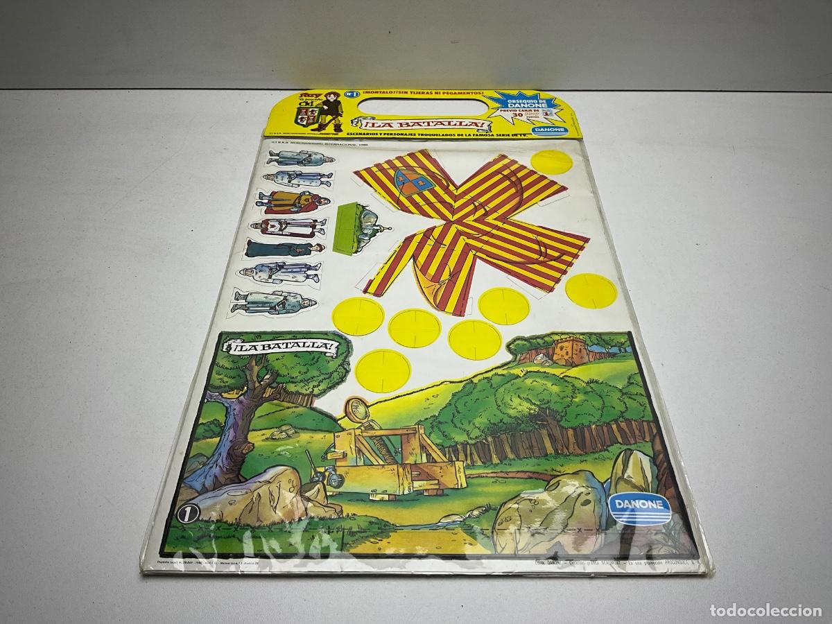 Coleccionismo recortables: RUY EL PEQUE&Ntilde;O CID - JUEGO DE DANONE DE LOS A&Ntilde;OS 80 - LA BATALLA N&ordm; 1 - RECORTABLES TROQUELADO