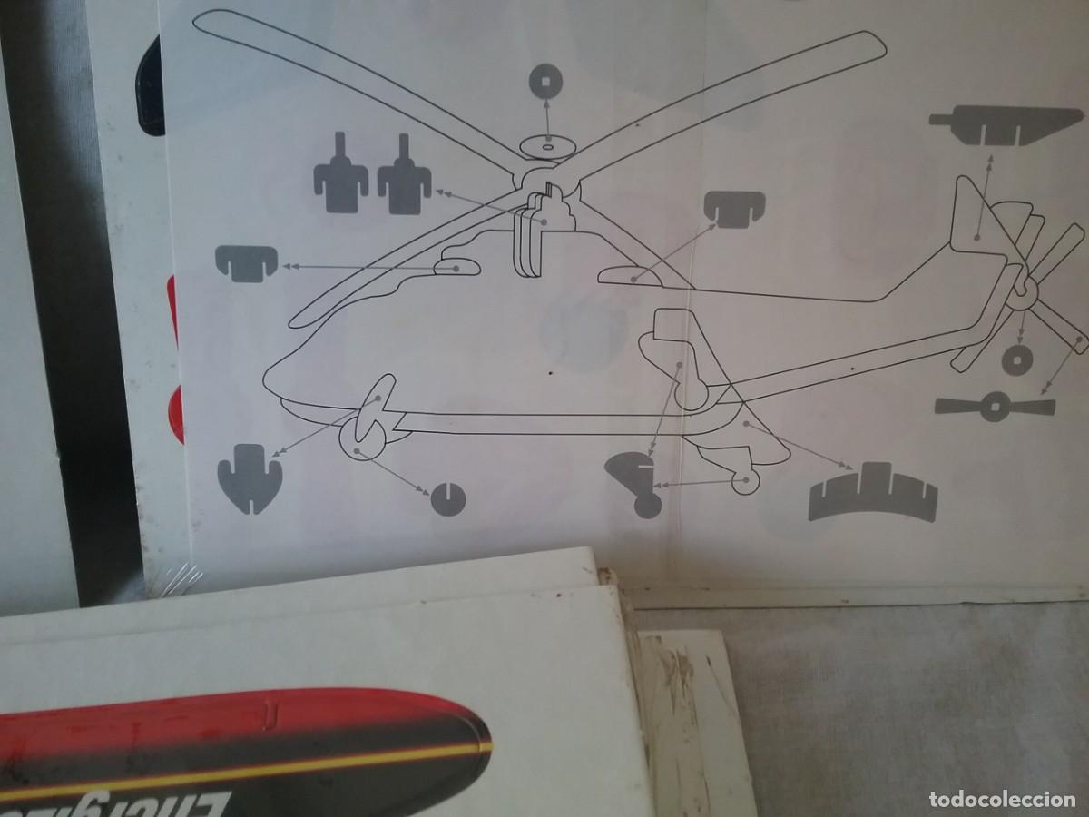 Coleccionismo recortables: Lote recortables helic&oacute;ptero y avi&oacute;n