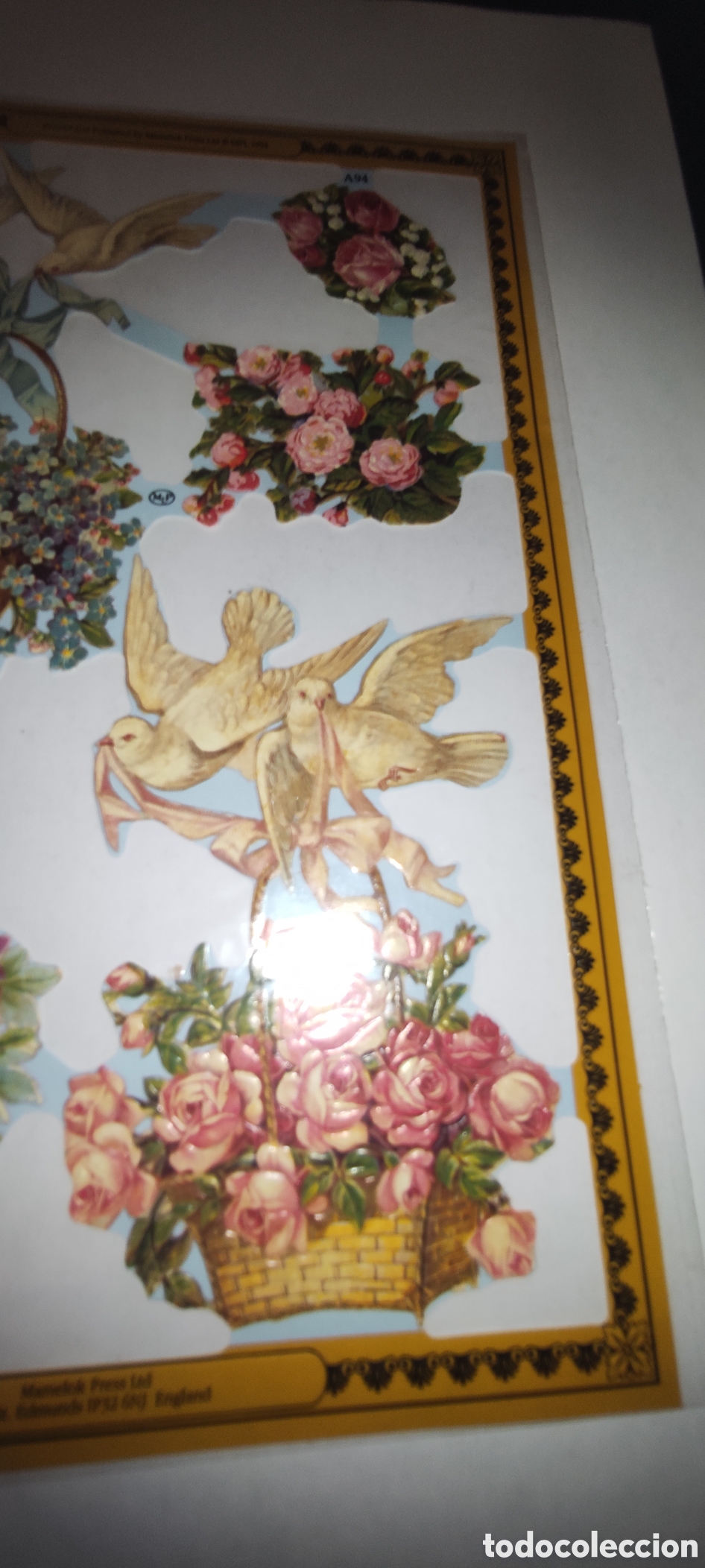 Coleccionismo recortables: Antiguo recortable troquelado - Foto 4