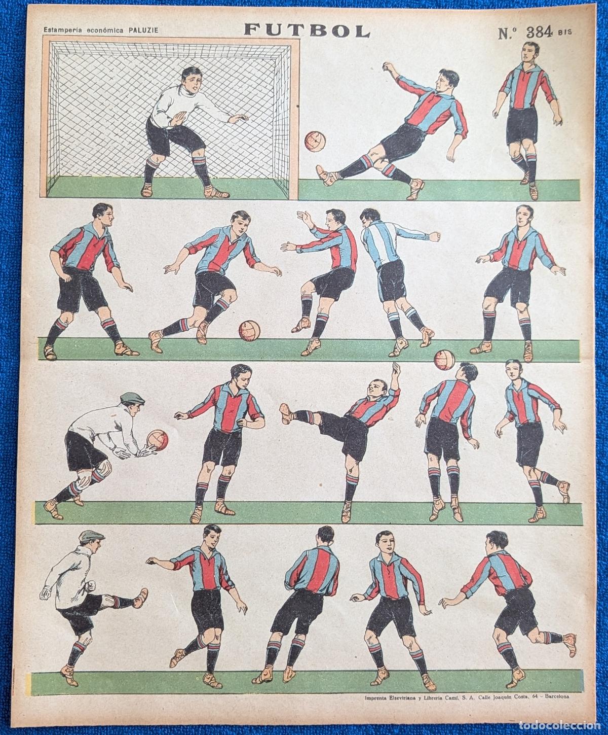 Coleccionismo recortables: Antigua hoja de recortables de futbolista - Editorial Paluzie