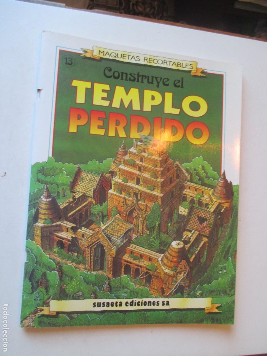 Coleccionismo recortables: Maquetas recortables n&ordm;13 Construye el Templo Perdido W41912