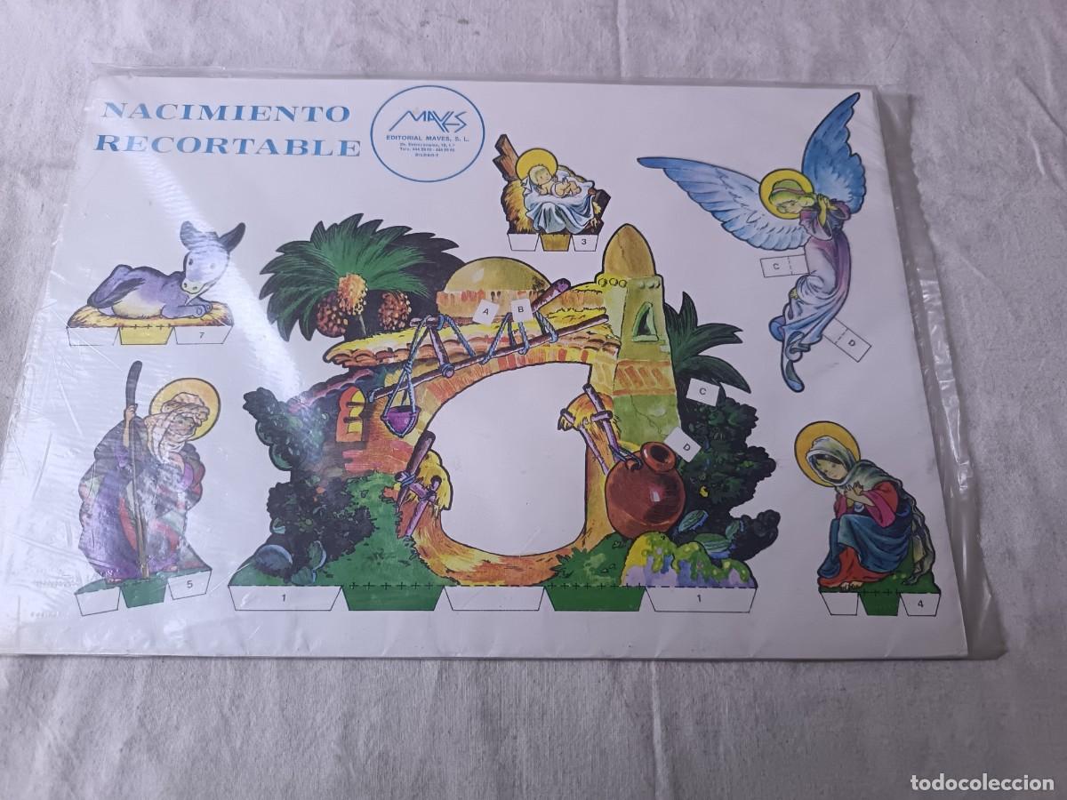 Coleccionismo recortables: Conjunto de Antiguos Recortables, Nacimiento Recortable, Maves
