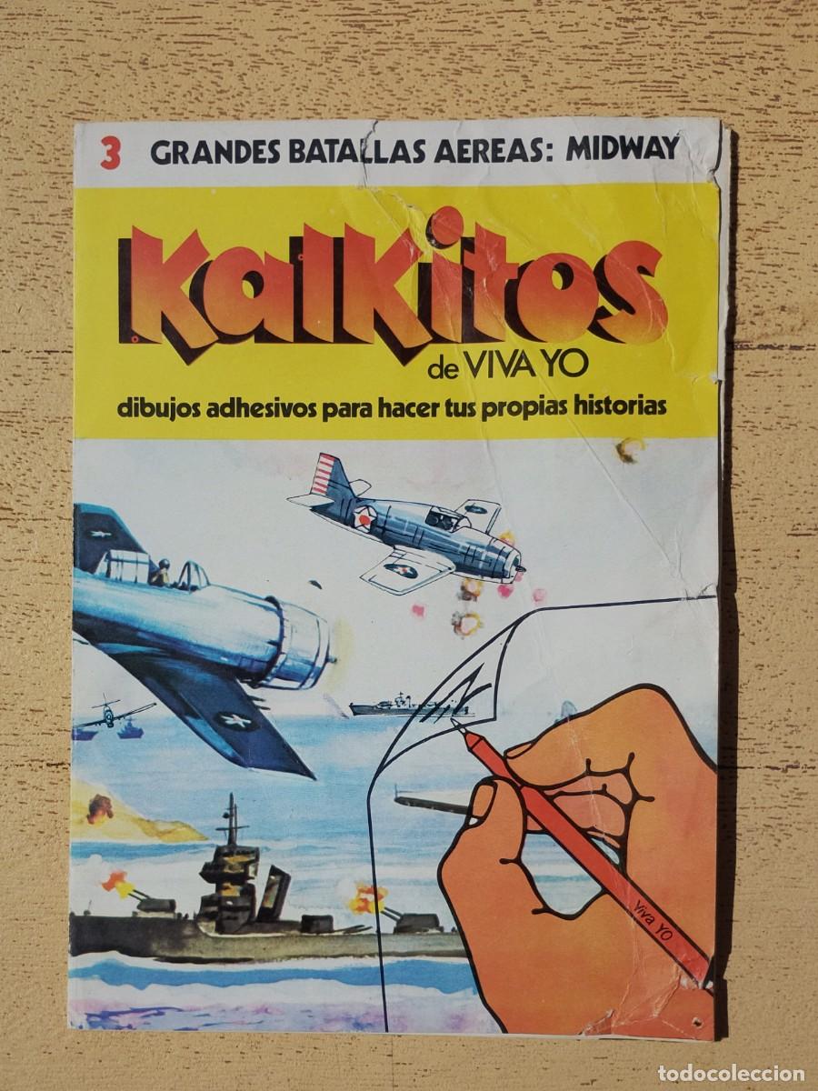 Coleccionismo recortables: Kalkitos de Viva Yo Grandes Batallas A&eacute;reas Midway