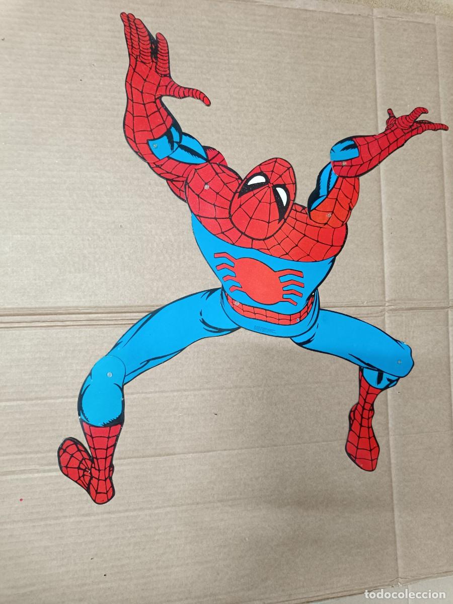 Coleccionismo recortables: ANTIGUO GRAN CARTON ARTICULADO DE SPIDERMAN, 1980, RECORTABLE COMIC SUPERHEROE - K5