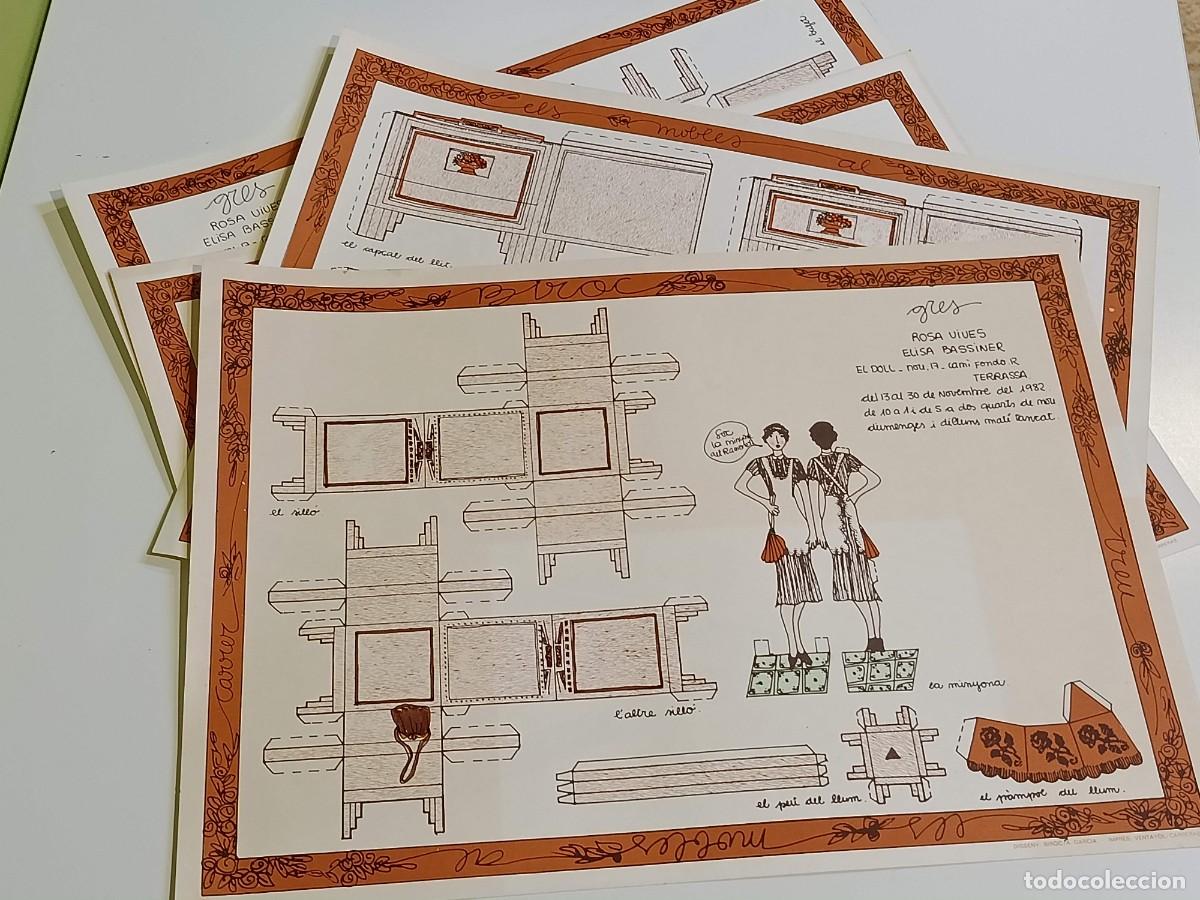 Coleccionismo recortables: Lote 4 recortables a&ntilde;os 80 Gres Rosa vives Elisa Bassiner