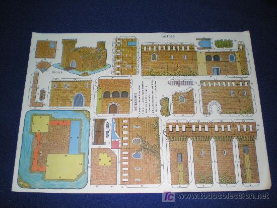 Coleccionismo recortables: RECORTABLES BOGA - CASTILLO - MIDE 34X24CMS. - Foto 1