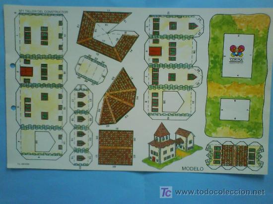 Coleccionismo recortables: RECORTABLE CON-ISA TALLER DEL CONSTRUCTOR N&ordm; 1 - Foto 1