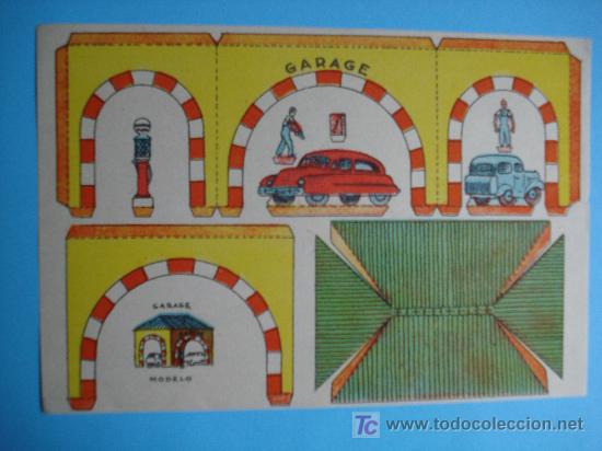 Coleccionismo recortables: RECORTABLE MODELO GARAGE PEQUE&Ntilde;O FORMATO - Foto 1