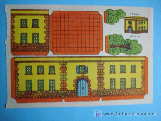 Coleccionismo recortables: RECORTABLE MODELO TORRE PEQUE&Ntilde;O FORMATO - Foto 1