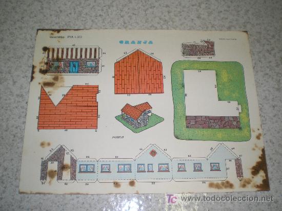 Coleccionismo recortables: RECORTABLES EVA 1.302  - GRANJA - A&Ntilde;O 1965 - Foto 1