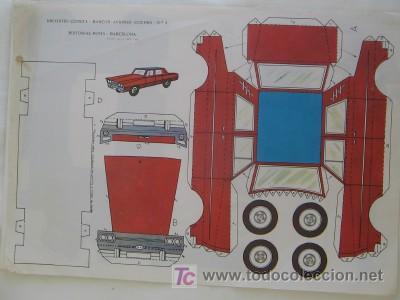 Coleccionismo recortables: RECORTABLE DE  AUTOM&Oacute;VIL, DE ROMA - Foto 1
