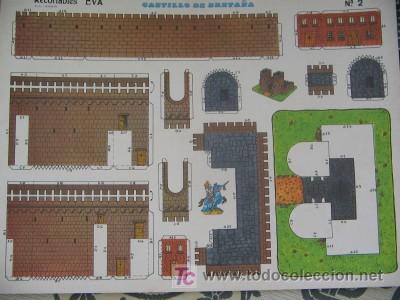 Coleccionismo recortables: RECORTABLE CASTILLO DE BRETA&Ntilde;A, DE EVA - Foto 1