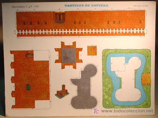 Coleccionismo recortables: RECORTABLES C y P N&ordm; 1108 CASTILLO DE BAVIERA - Foto 1