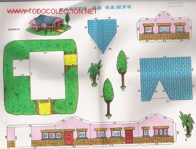 Coleccionismo recortables: RECORTABLE DE CONSTRUCCI&Oacute;N, DE 1965 - Foto 1
