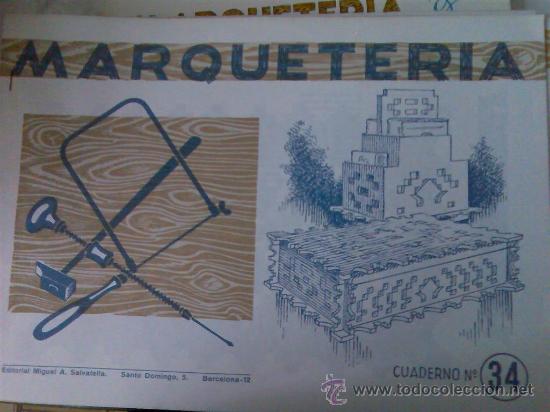 Coleccionismo recortables: CUADERNOS DE MARQUETER&Iacute;A DE SALVATELLA N&ordm; 34 - Foto 1