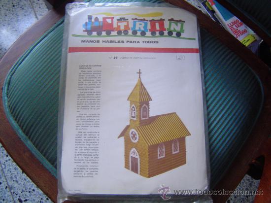 Coleccionismo recortables: Casitas de carton ondulado - Foto 1