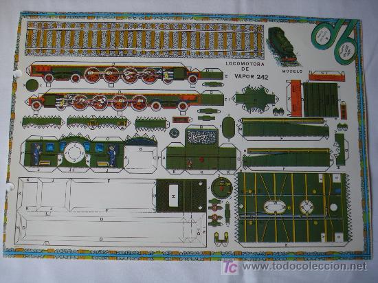 Coleccionismo recortables: RECORTABLE MAXIMS TRENES 5 EDIT. ROMA. - Foto 1