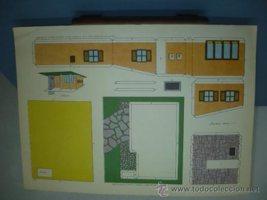 Coleccionismo recortables: RECORTABLE TORAY TAMA&Ntilde;O 290X370 CHALET FUNCIONAL - Foto 1